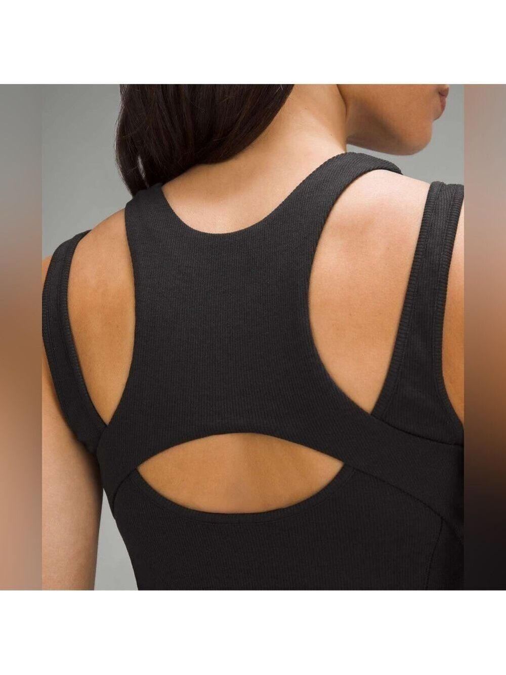 Lululemon Ribbed Cotton Modal Cut-out dress - Picture 4 of 8